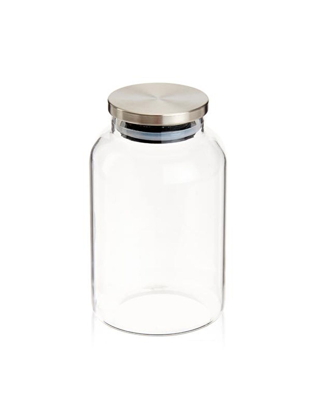 Renksiz Borosilikat Cam Kavanoz - Şeffaf - 9x14 cm-2