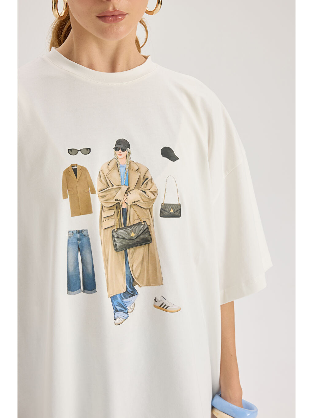 Arles Mavi T-Shirt Eşofman Takım-6