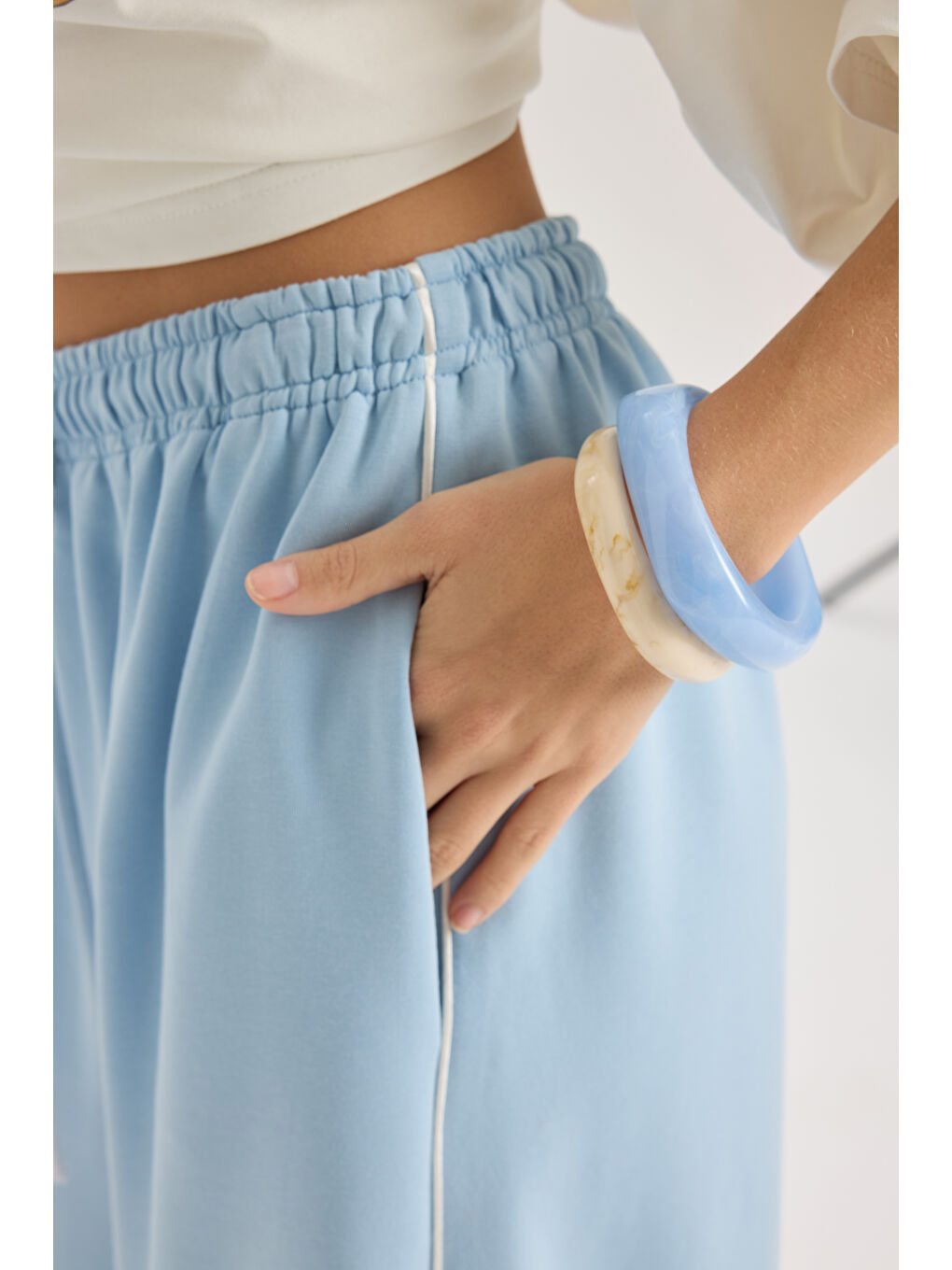 Arles Mavi T-Shirt Eşofman Takım-7