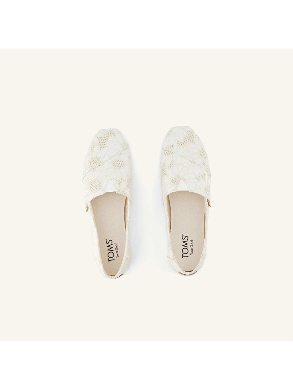 Beyaz Kadın Espadril 10021888 10021932 Alpargata Classic Oversized Floral Eyelet-2