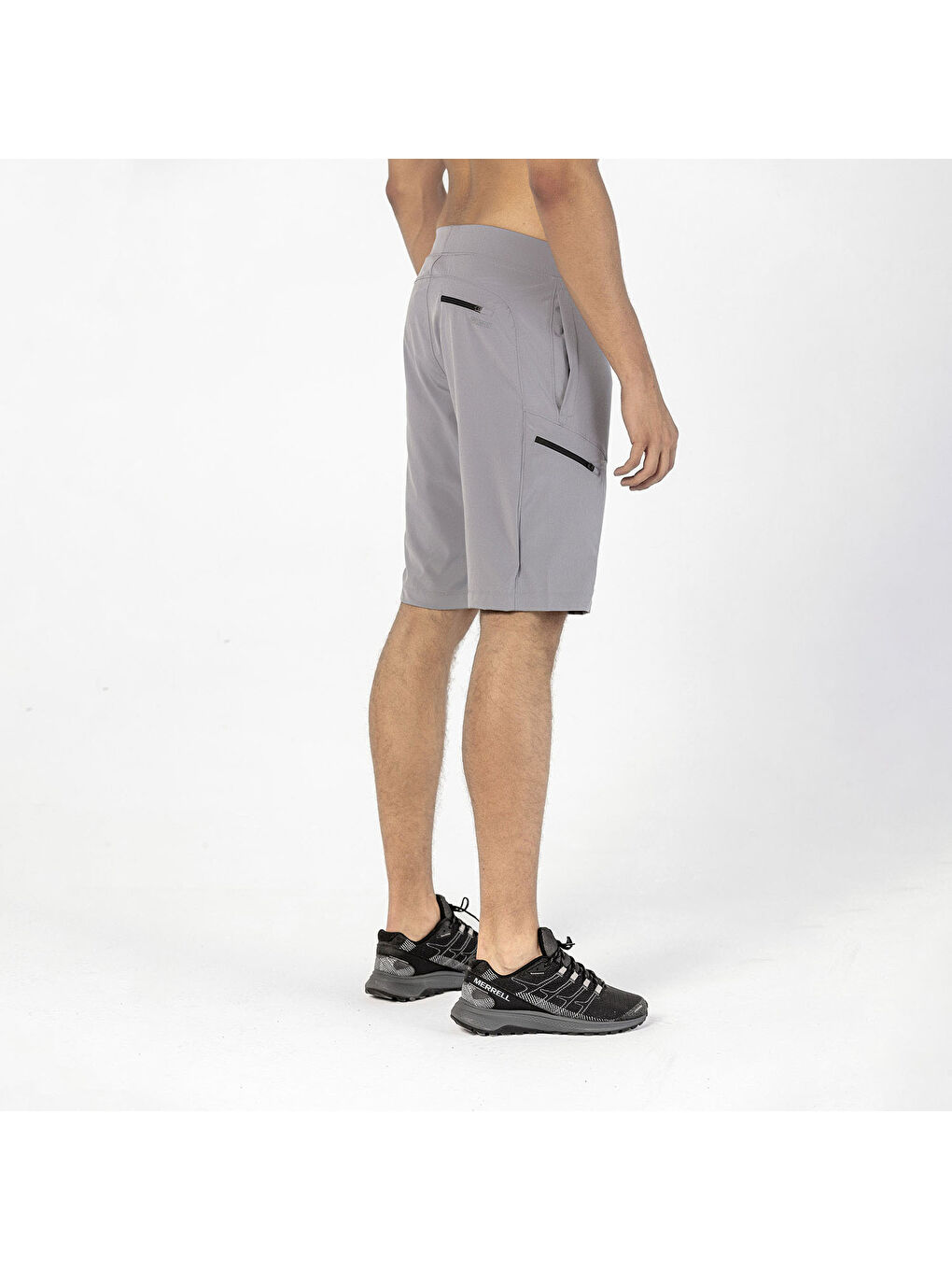 Route Erkek Gri Şort-5