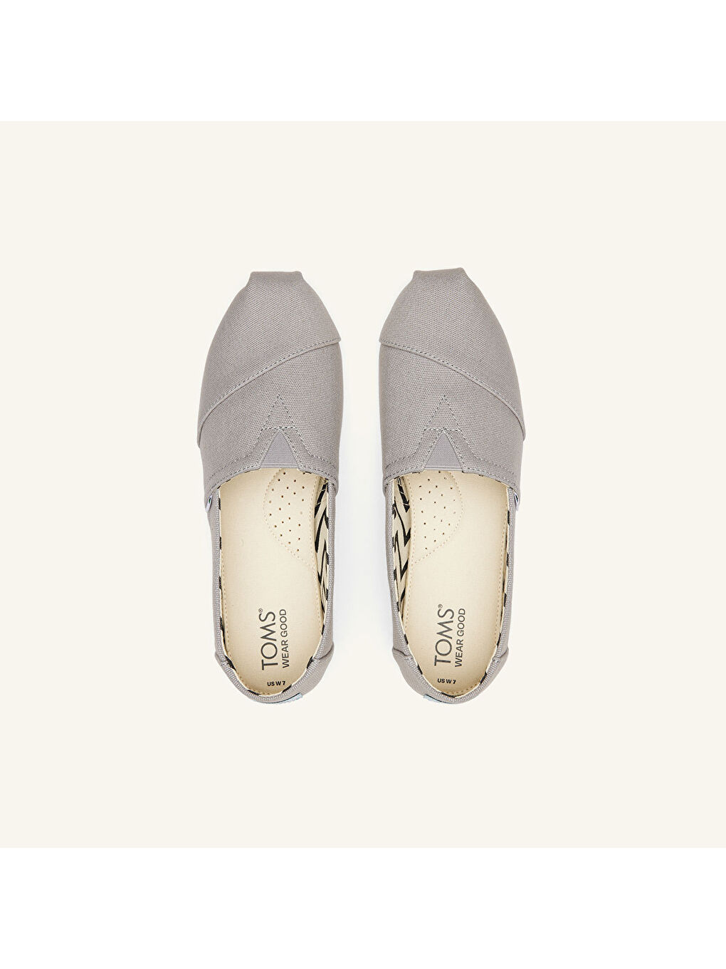 Gri Kadın Espadril 10020858 Alpargata Classic Recycled Pamuk Canvas Drizzle Grey-3