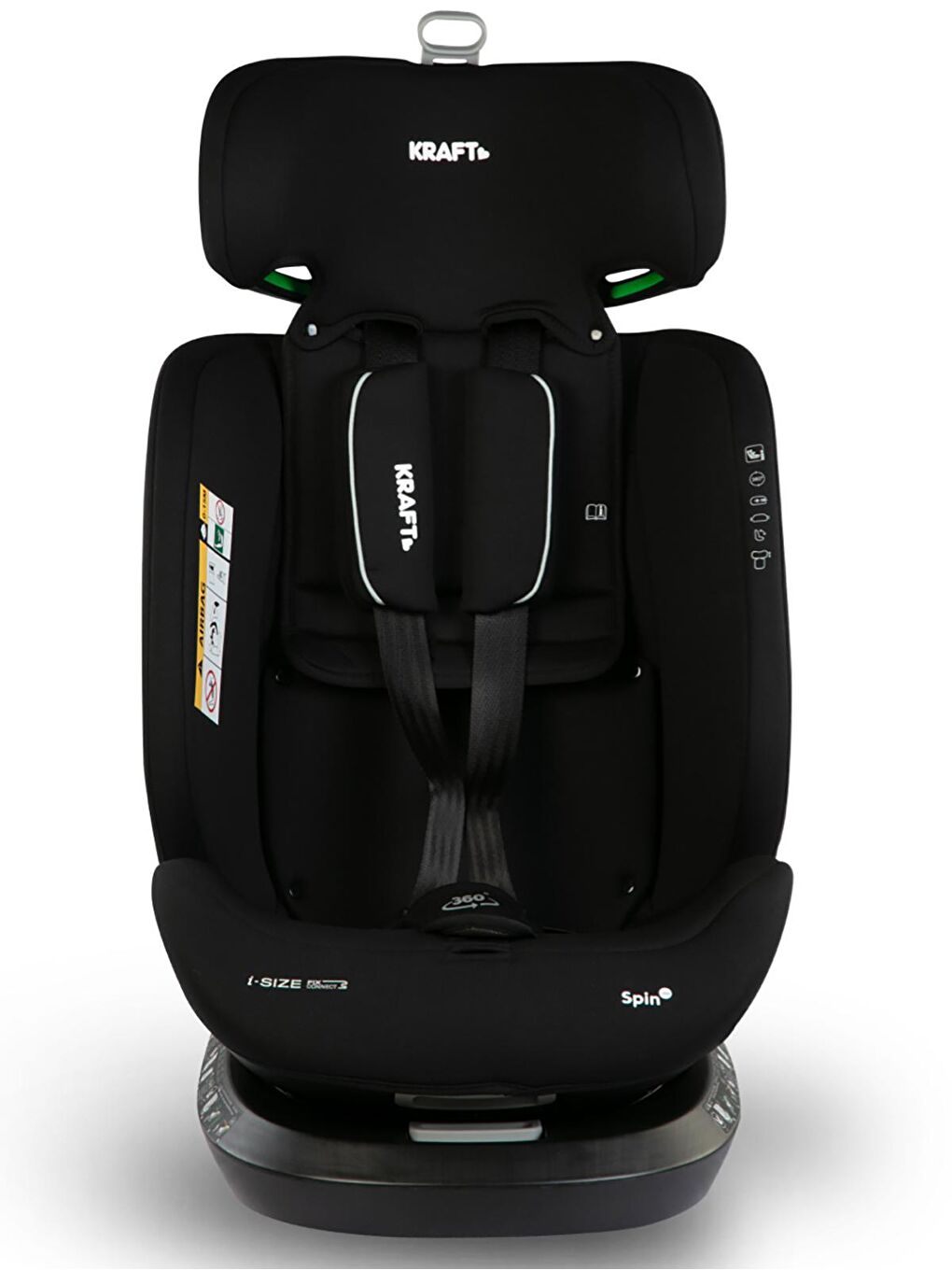 Spin I-Size Oto Koltuğu 0-36 Kg Gri-3