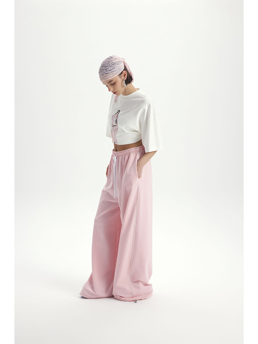 Arles Pembe T-Shirt Eşofman Takım-2