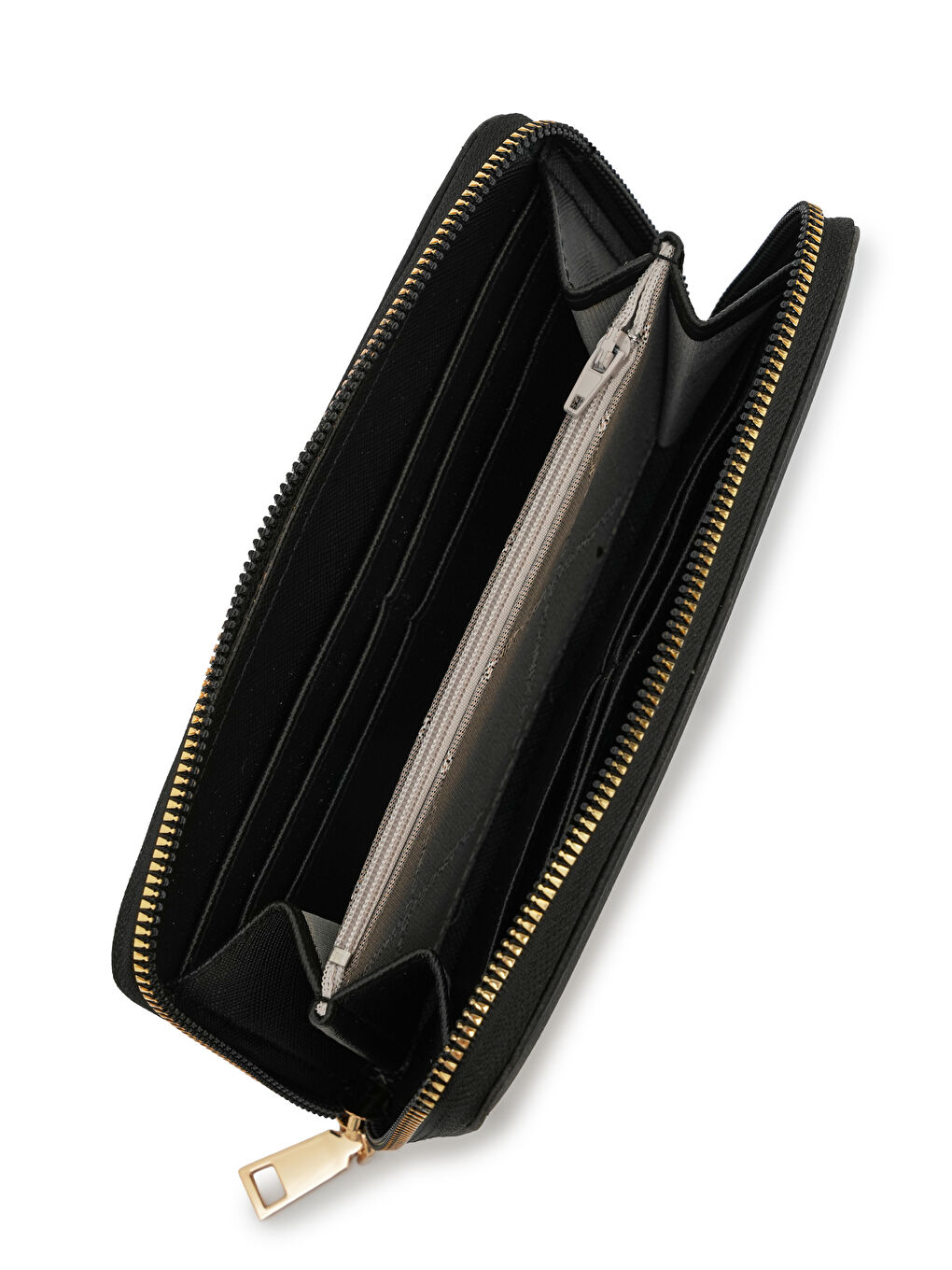 Siyah Fermuar Detaylı Cüzdan CZ101-1-4