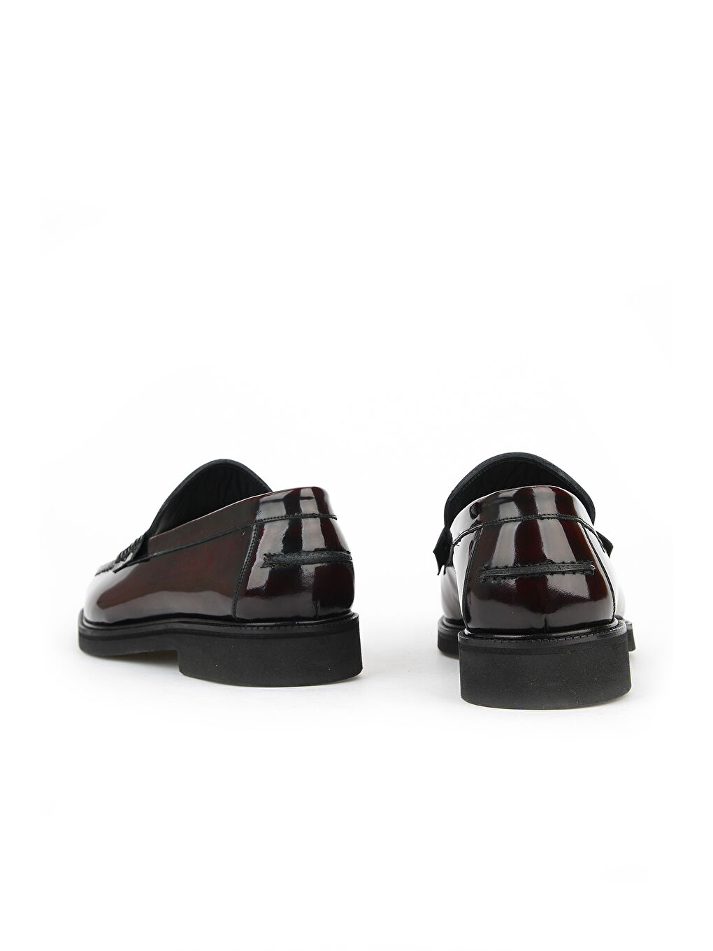 Erkek Hakiki Deri Ayakkabı 153745Z300062 Bordo-2