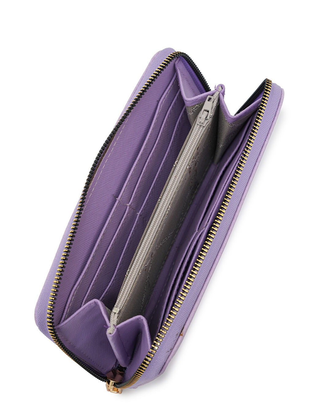 Lila Fermuar Detaylı Cüzdan CZ101-1-4