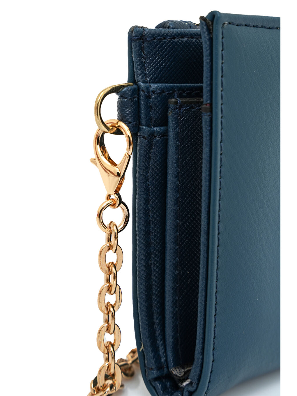 Mavi Zincir Detaylı Askılı Kadın Cüzdan CZ102-1-4