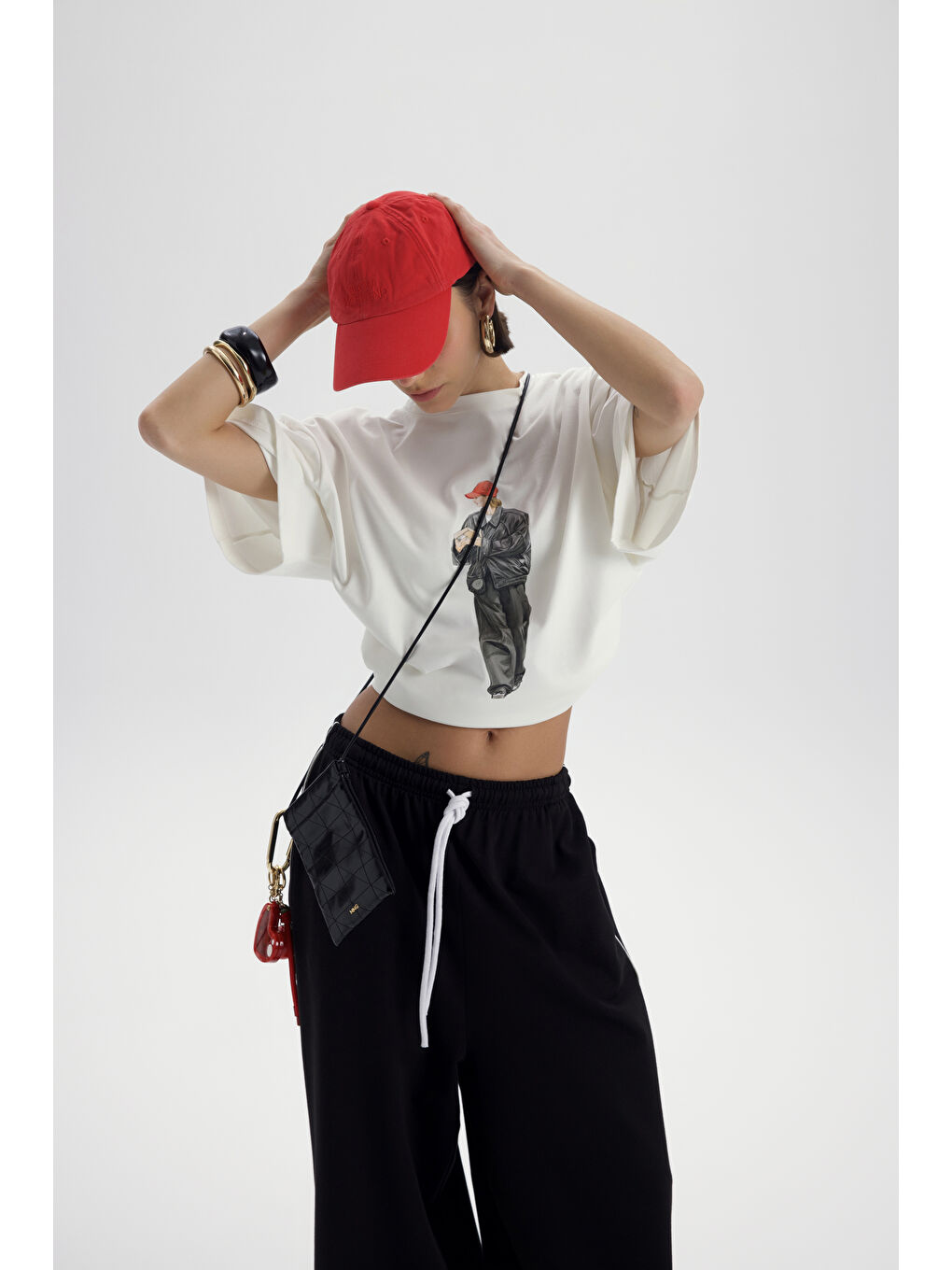 Arles Siyah T-Shirt Eşofman Takım-3