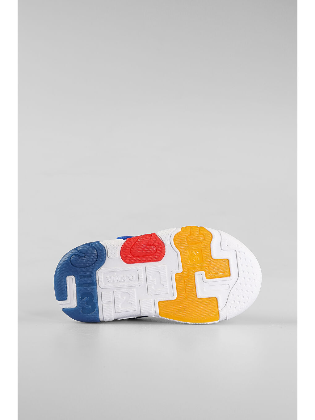 Sort Işıklı Erkek Bebek Beyaz/Saks Mavi Spor Ayakkabı-6