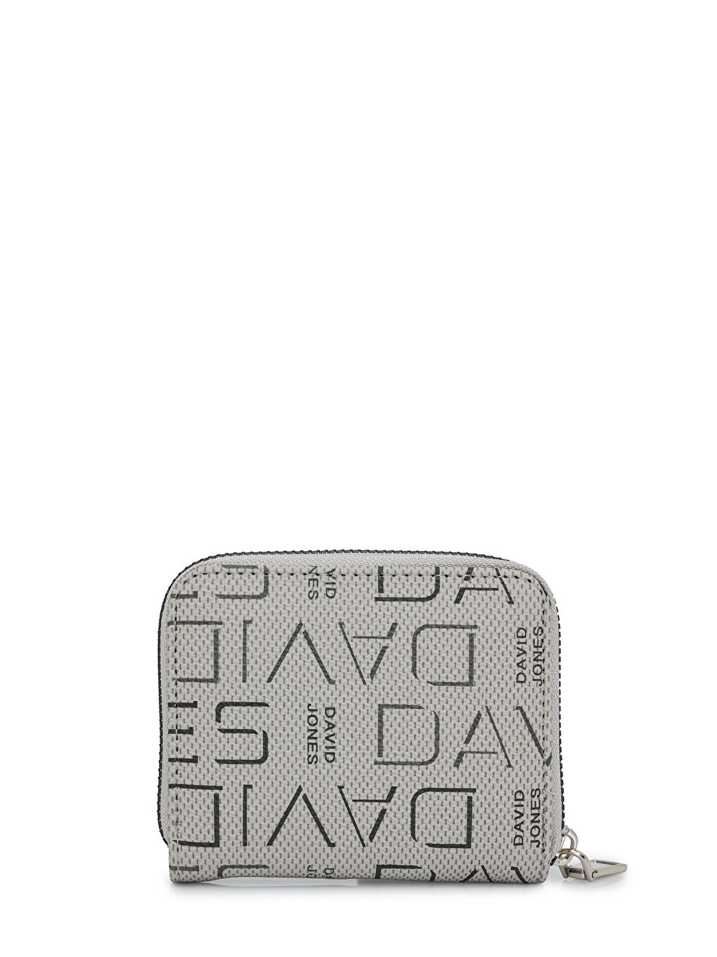 Gri Yazı Bölme Detaylı Mini Kadın Cüzdan CZ100-3