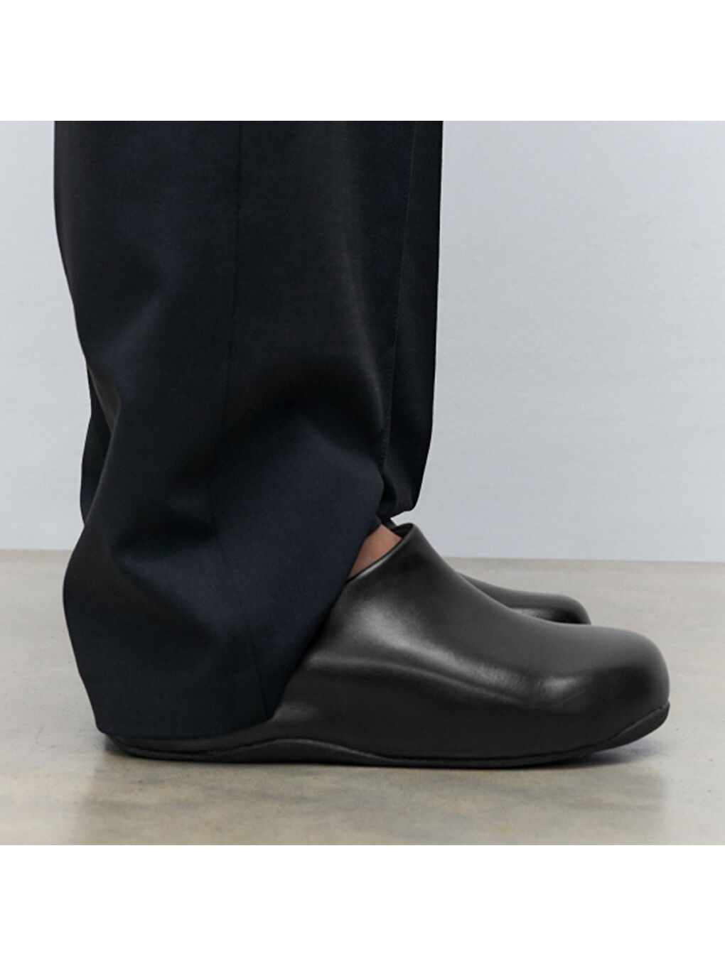 Siyah Kadın Terlik 268-001 Shuv Leather Black-2