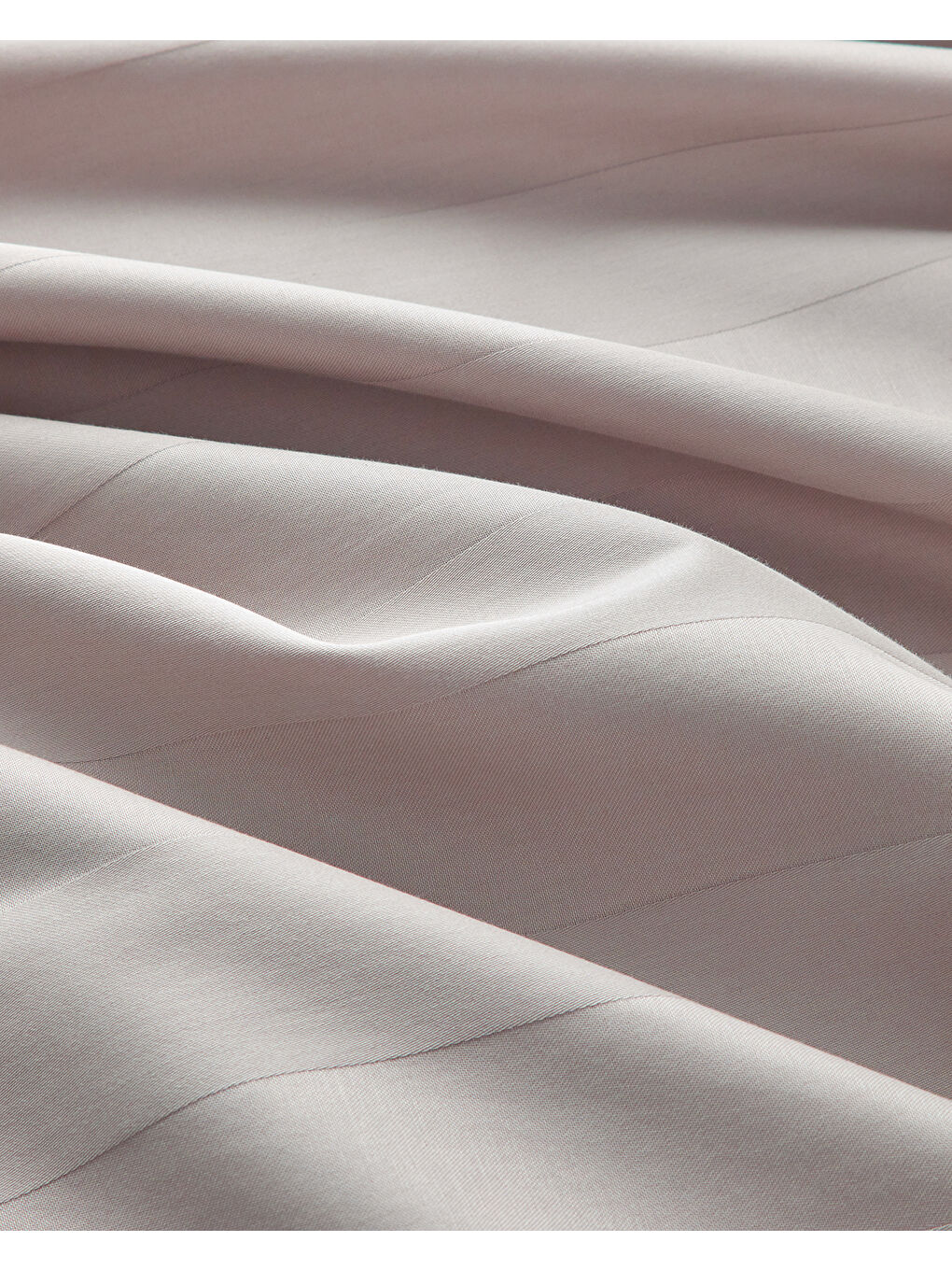 Pembe Deluxe Çizgili Pamuk Saten Çift Kişilik Nevresim Takımı 200x220 cm Gül Kurusu-4
