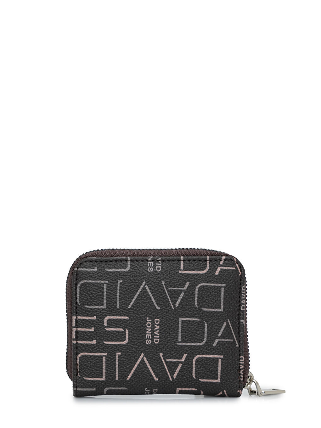 Kahverengi Yazı Bölme Detaylı Mini Kadın Cüzdan CZ100-3