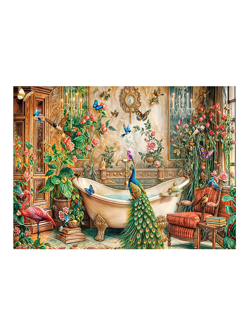 Puzzle 1000 Parça Tavuskuşu 1210-1