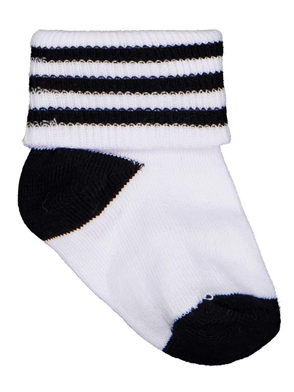 Baby Siyah-Beyaz Asetat 0-24 Ay Çorap Setleri - Standart Standart-2