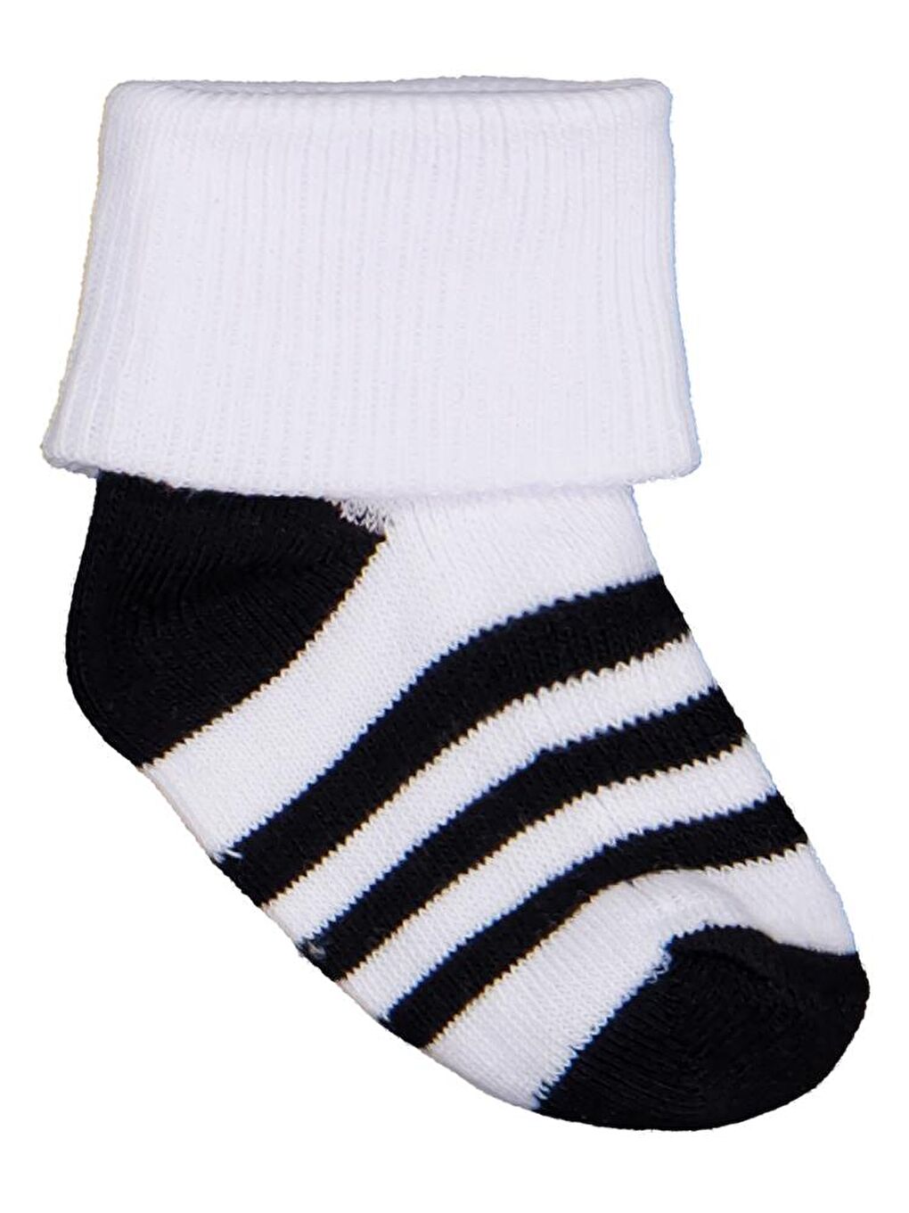 Baby Siyah-Beyaz Asetat 0-24 Ay Çorap Setleri - Standart Standart-1