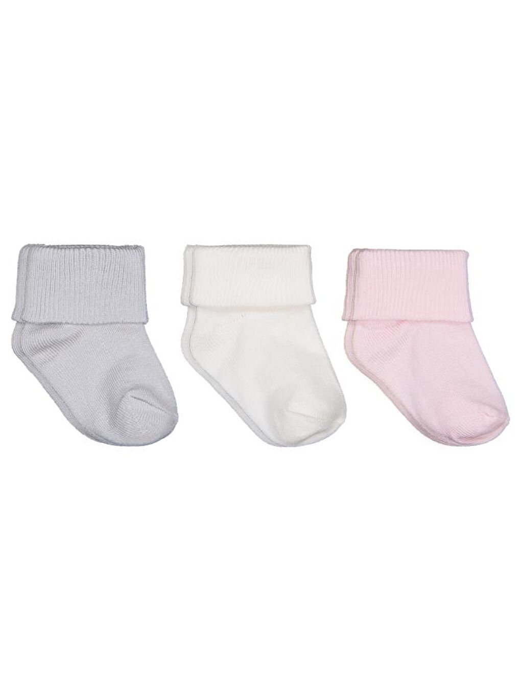 Beyaz Baby Bambu Basic Asetat 0-24 Ay Çorap Setleri - Standart Standart