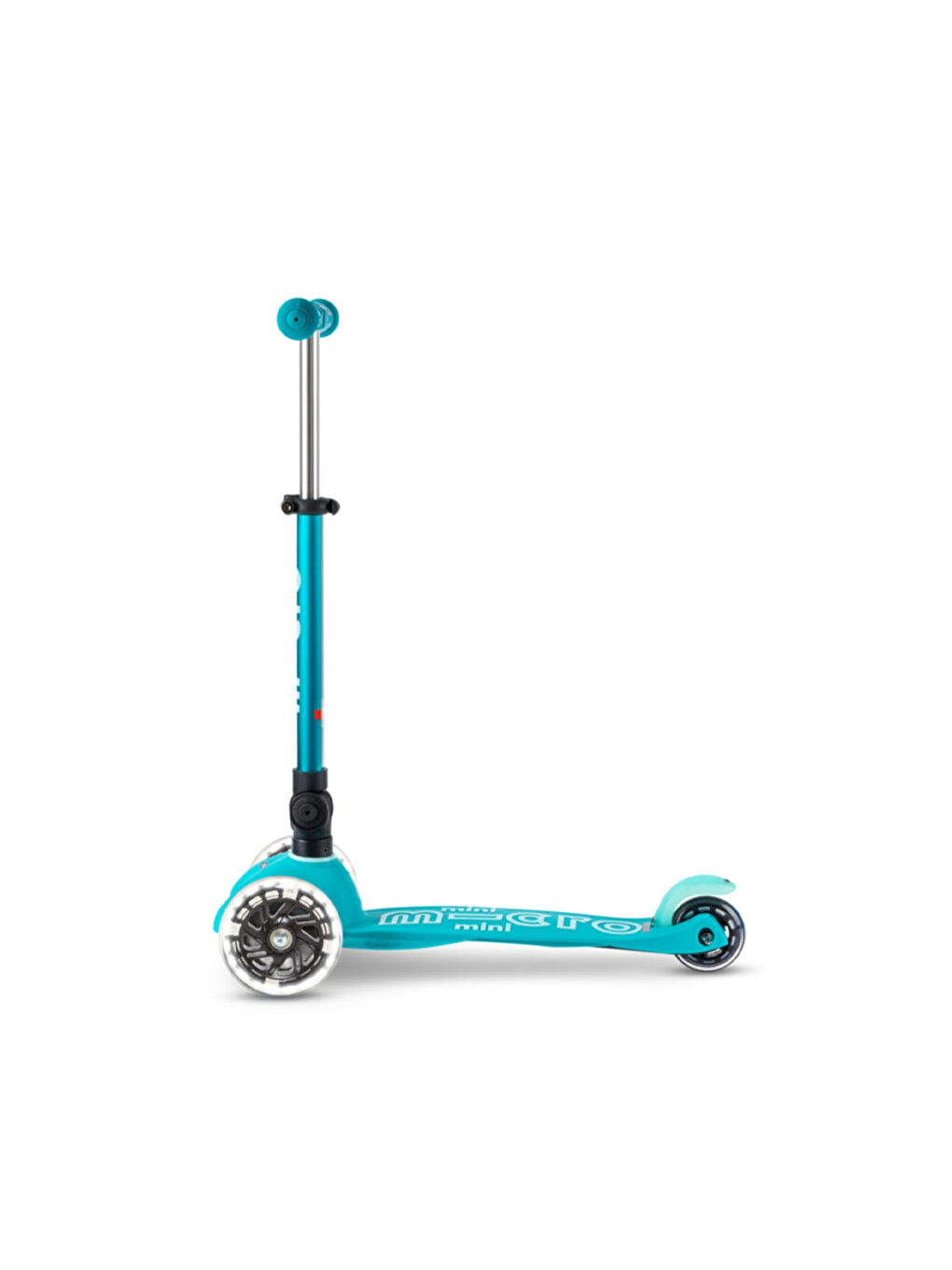 Micro Turkuaz Mini Scooter Deluxe Foldable LED Aqua - 1