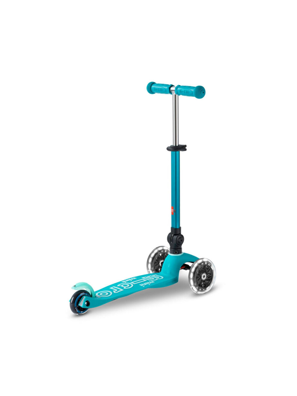 Micro Turkuaz Mini Scooter Deluxe Foldable LED Aqua - 3