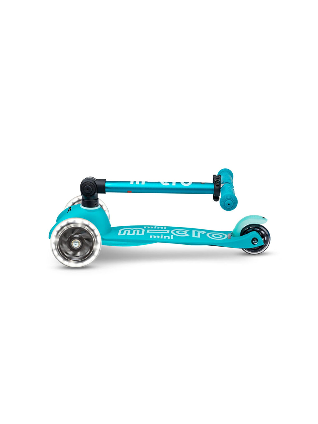 Micro Turkuaz Mini Scooter Deluxe Foldable LED Aqua - 4