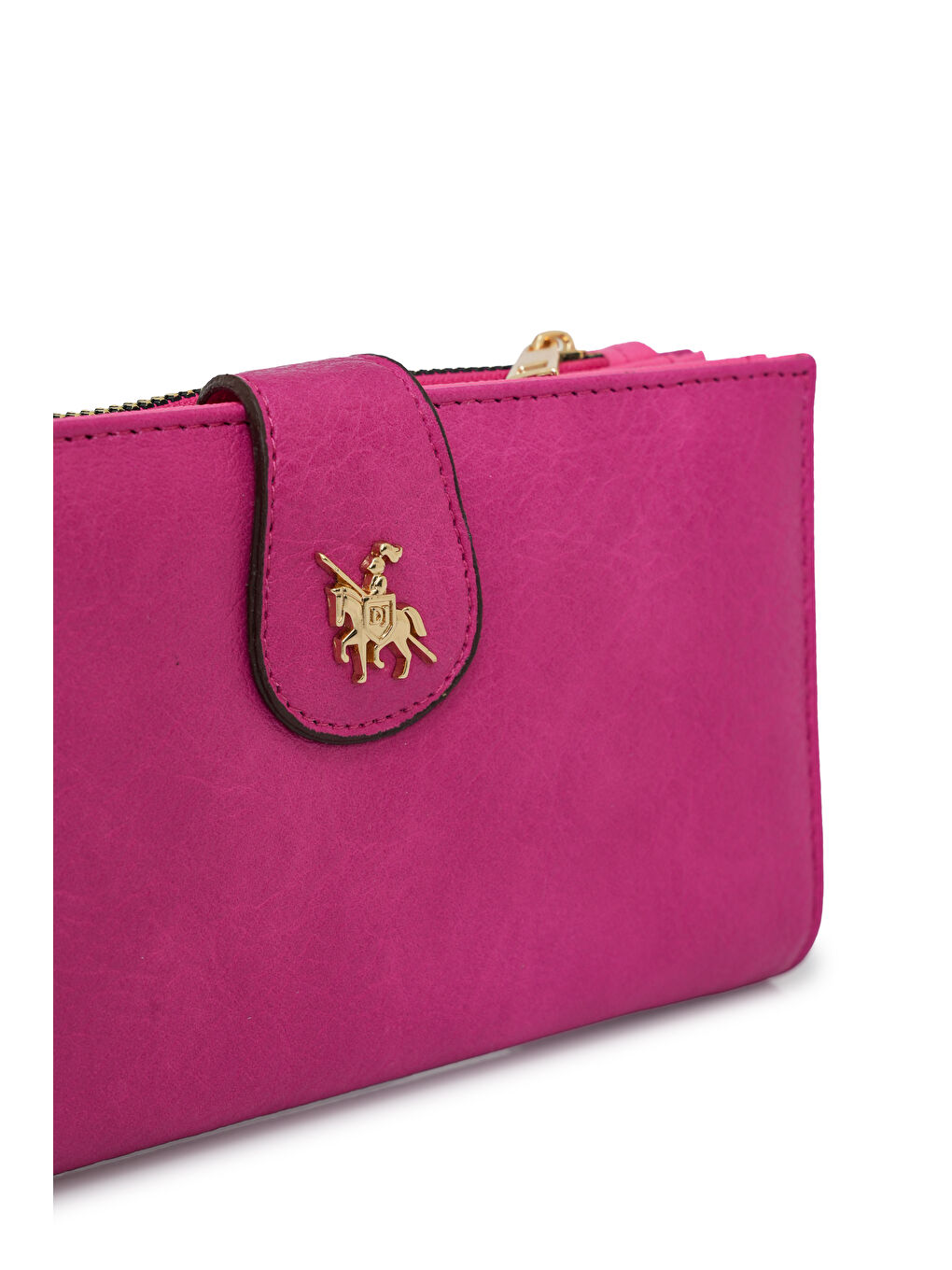 Fuşya Zincir Detaylı Askılı Kadın Cüzdan CZ102-1-3