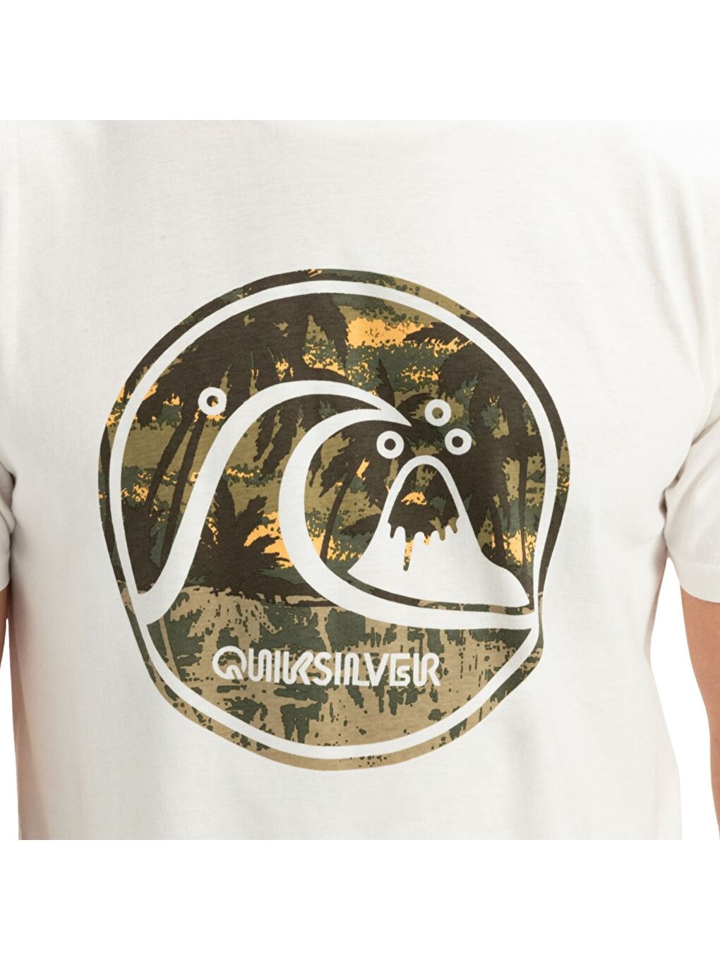 Evo Bubble Wrapped Erkek Beyaz Tişört-2