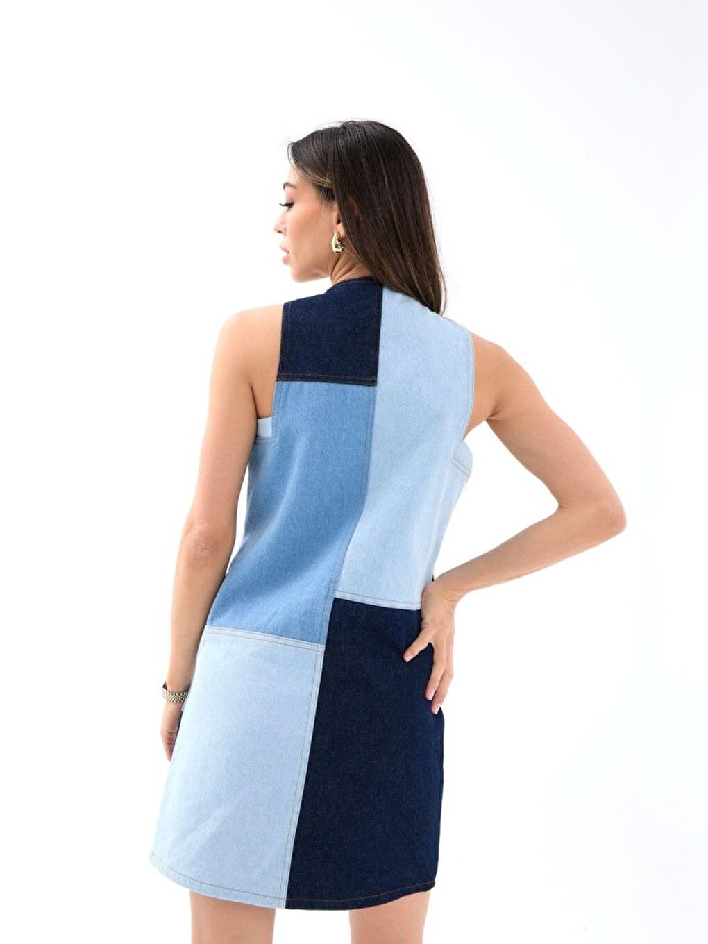 Mavi 7385 Jean ELBİSE-MAVİ-3