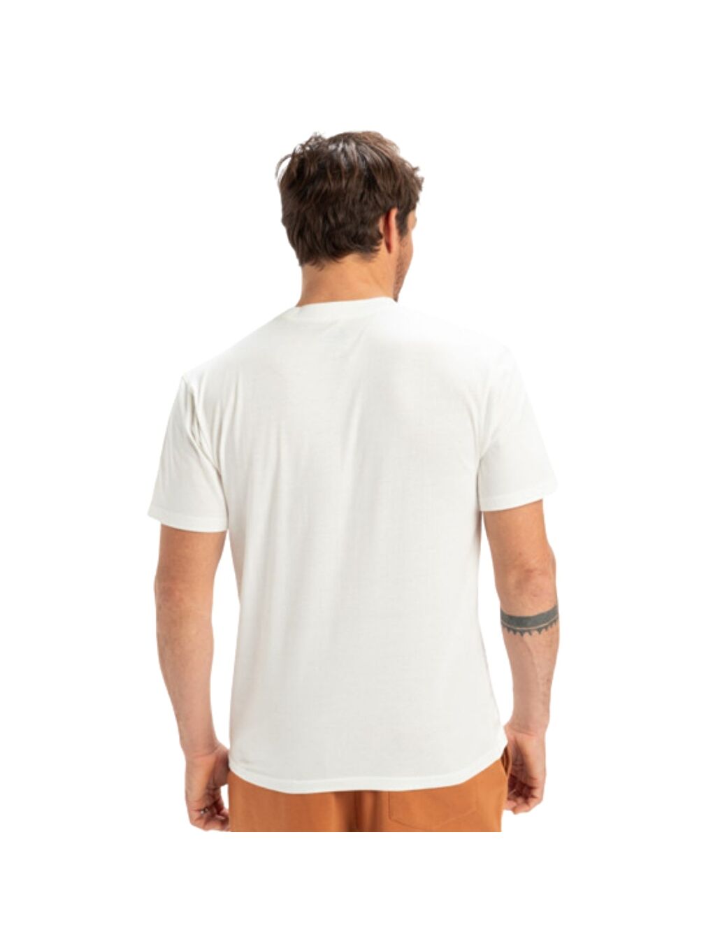 Evo Bubble Wrapped Erkek Beyaz Tişört-3