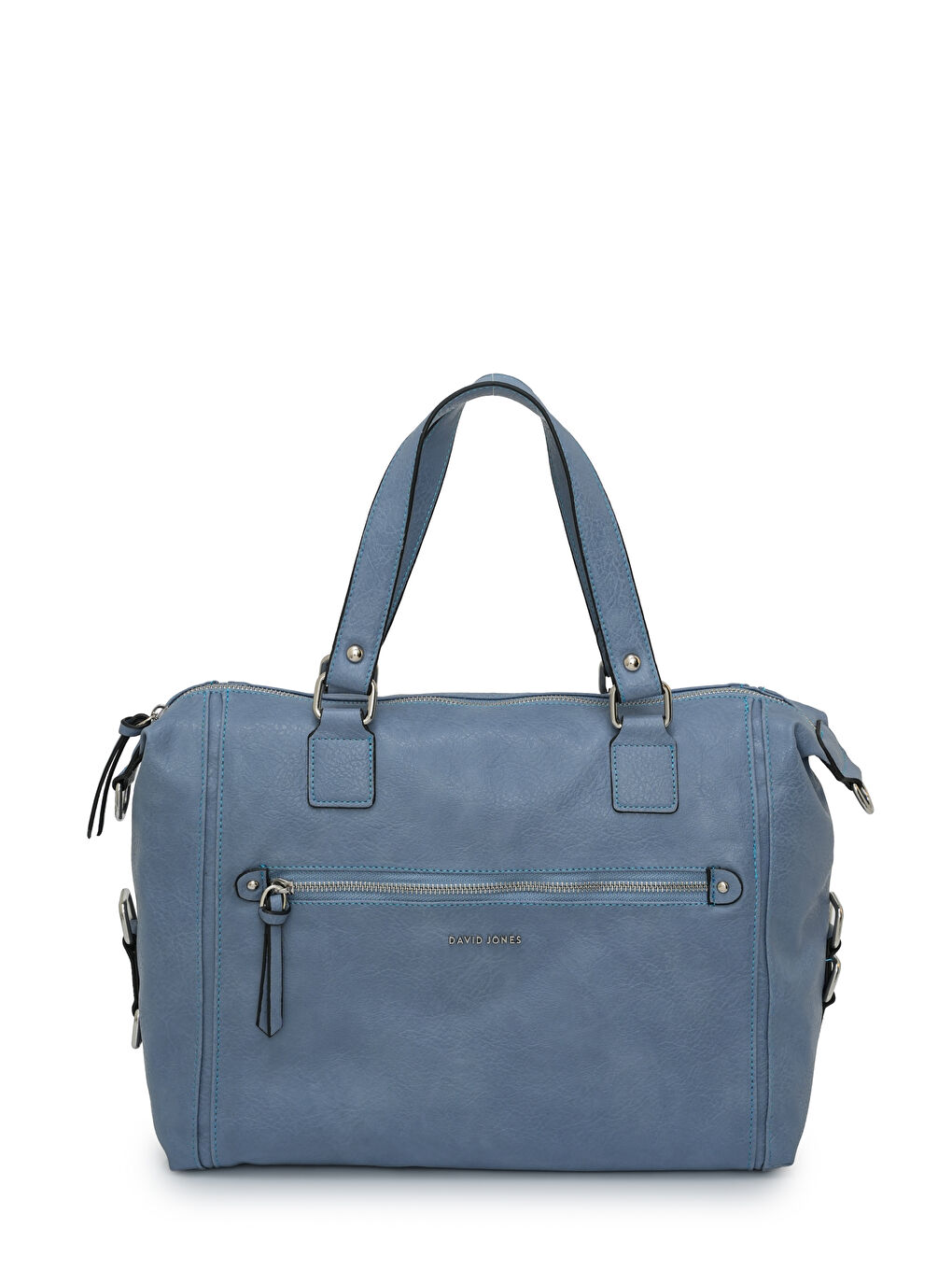 Mavi Ön Cep Fermuar Detaylı Kadın Omuz Çantas DJ262-2