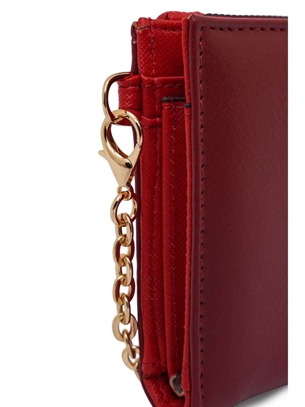 Kırmızı Zincir Detaylı Askılı Kadın Cüzdan CZ102-1-3
