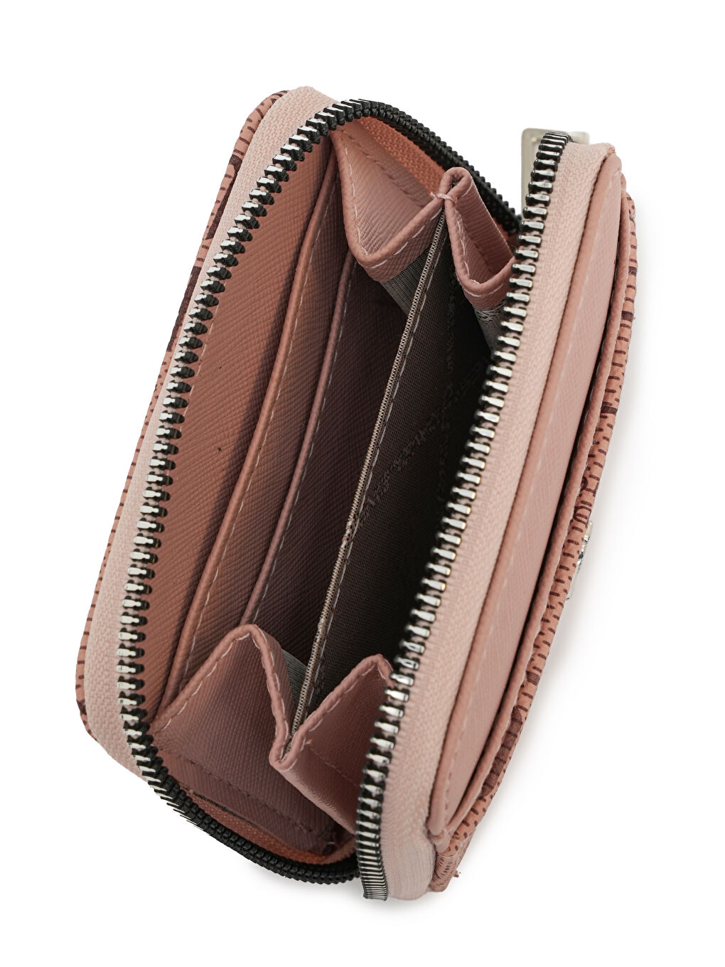 Pembe Yazı Bölme Detaylı Mini Kadın Cüzdan CZ100-3