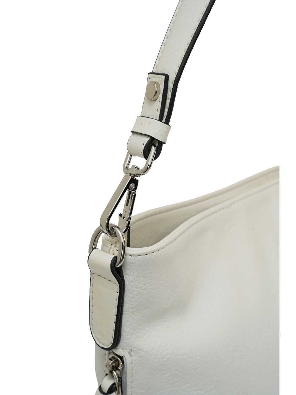 Beyaz Dökümlü Kadın Omuz Çantası DJ280-2-4