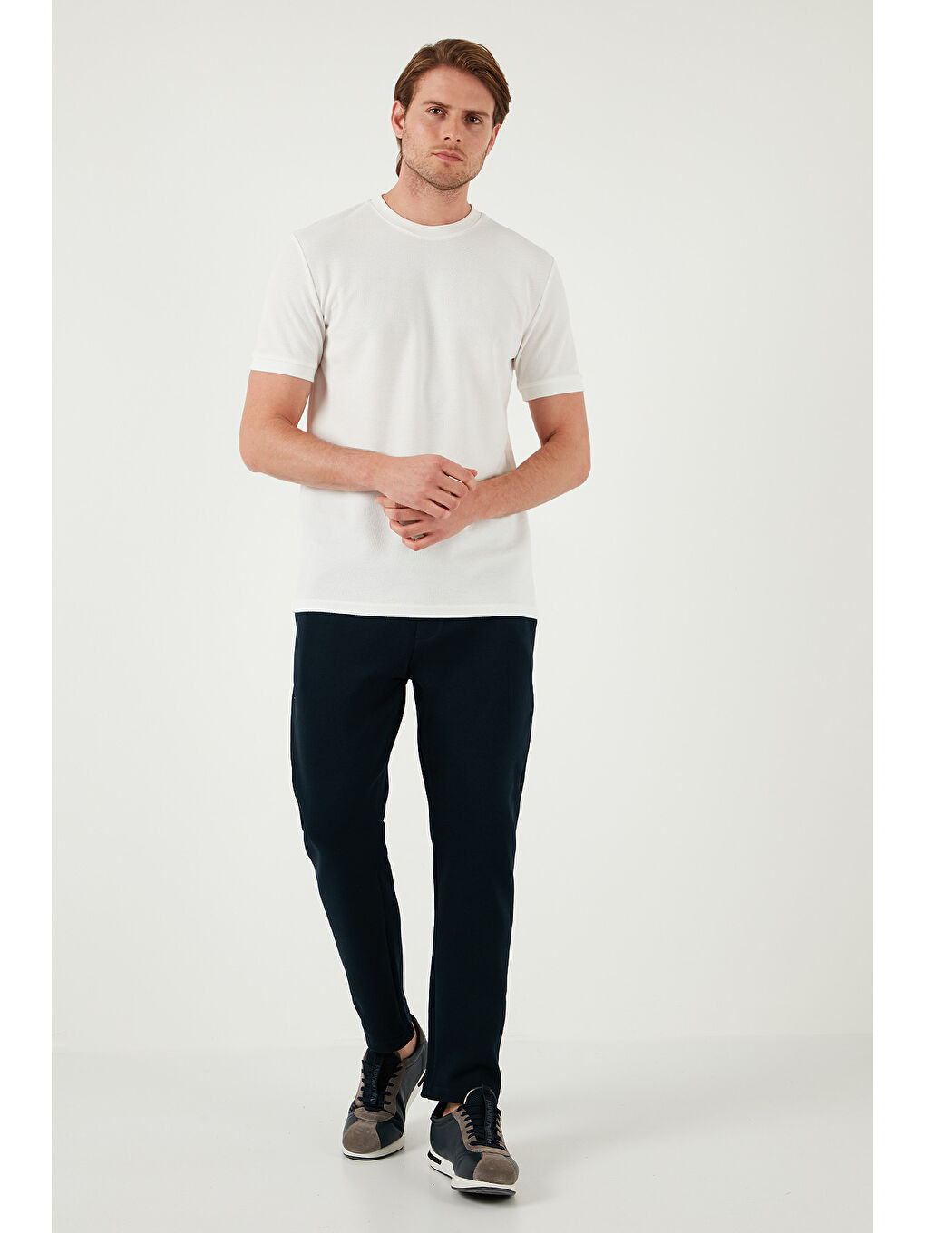 İndigo Pamuklu Regular Fit Normal Bel Düz Paça  Erkek Pantolon 5908059