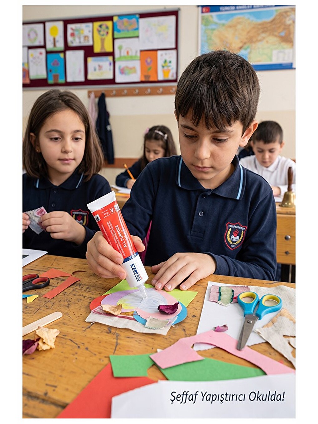 Sıvı Yapıştırıcı 90 Gr Tüp Gıpta Çok Amaçlı Kuvvetli Yapıştırıcı 10 Adet Okul Büro Yapıştırıcısı Kağ-1