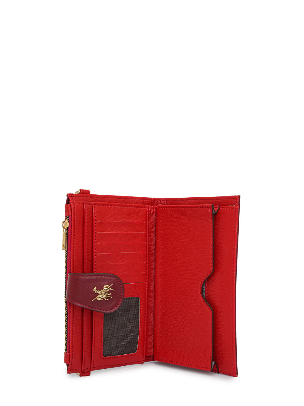 Kırmızı Zincir Detaylı Askılı Kadın Cüzdan CZ102-1-4