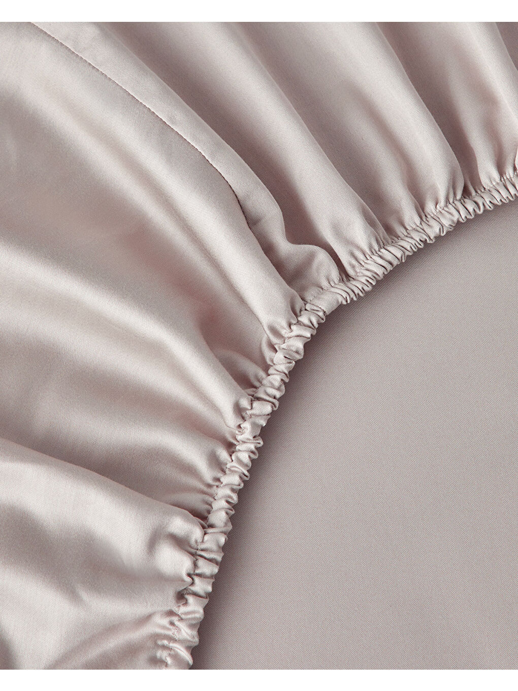 Pembe Deluxe Çizgili Pamuk Saten Çift Kişilik Nevresim Takımı 200x220 cm Gül Kurusu-6