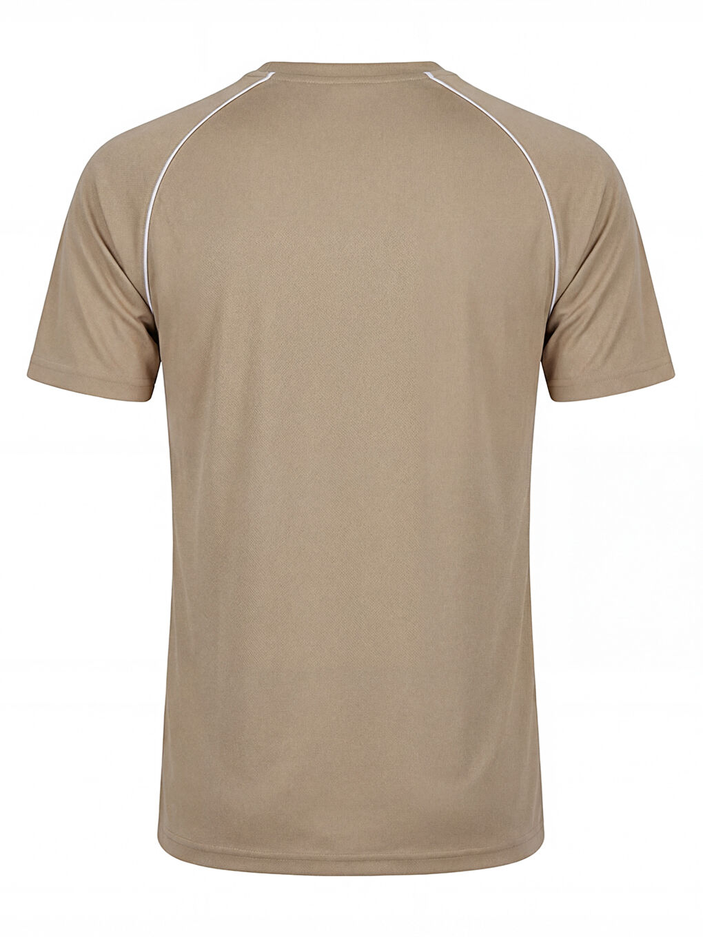 Bej ORENDAHILL Erkek Spor Tişört Hızlı Kuruyan Esnek Regular Fit Reglan Biyeli Activewear-2