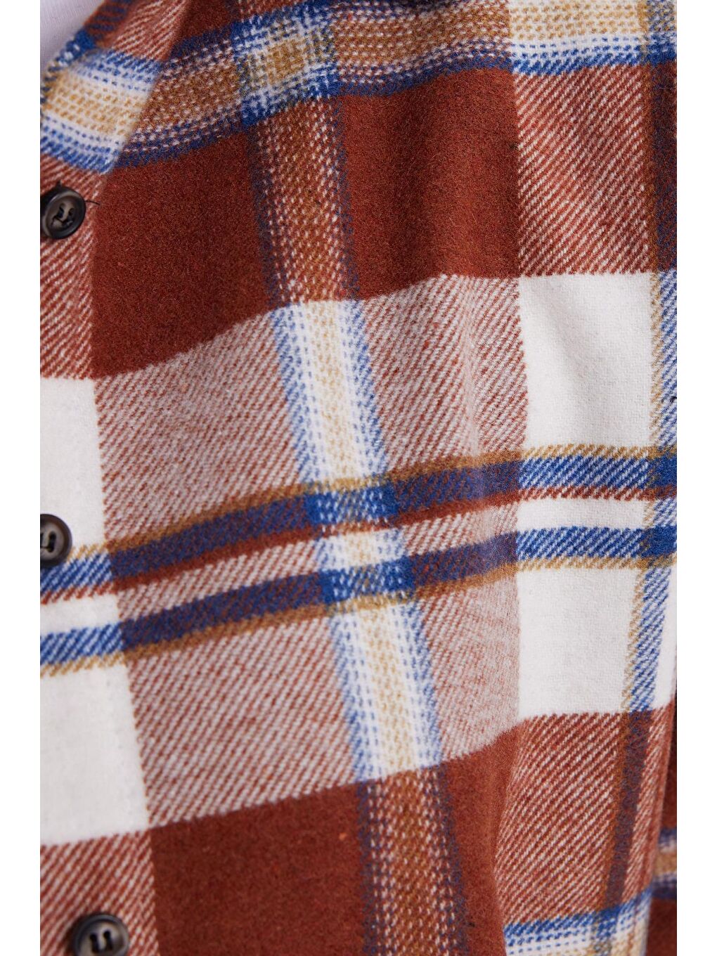Karışık Kadın Oversize Geniş Kalıp Oduncu Ekose Gömlek-4