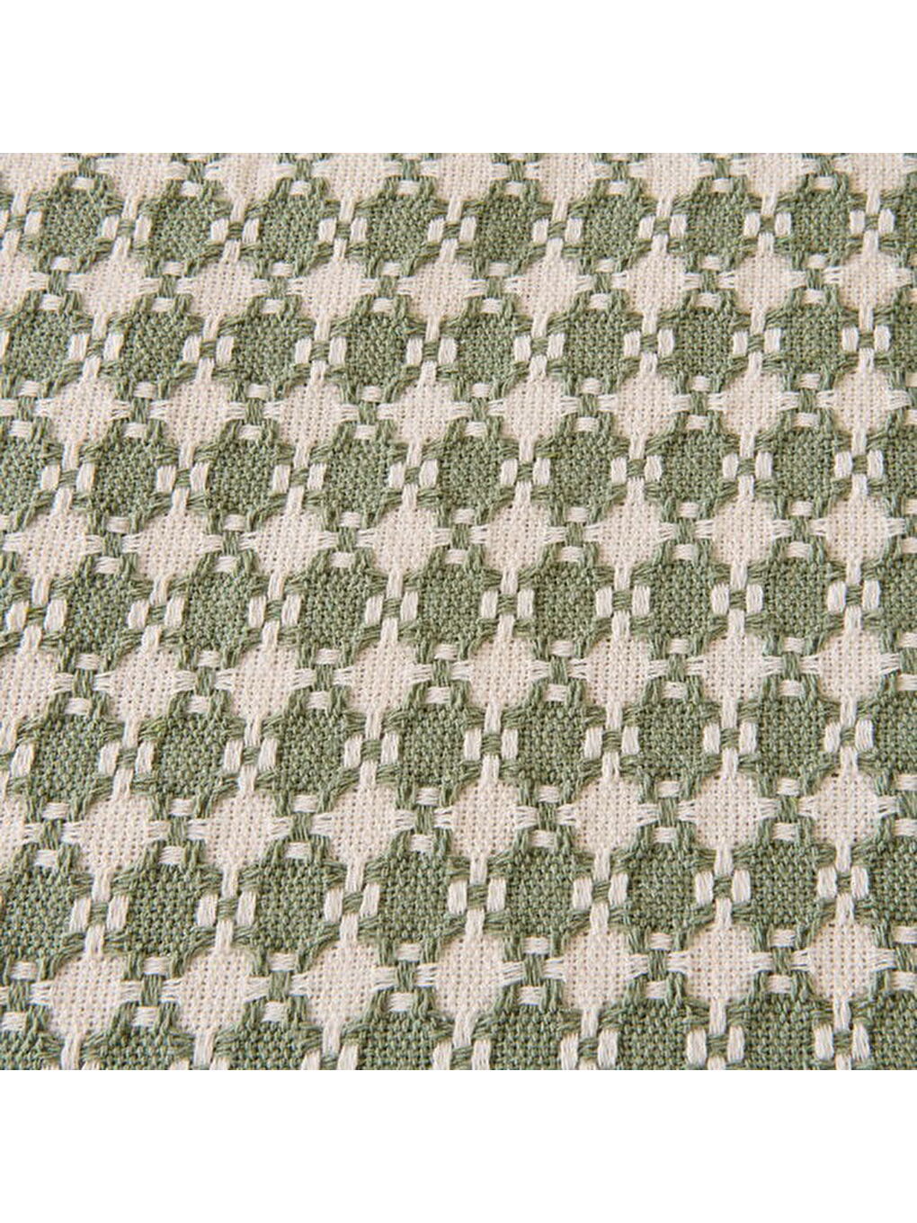 Soft Verda Çift Kişilik Pike - Yeşil - 200x220 cm-4