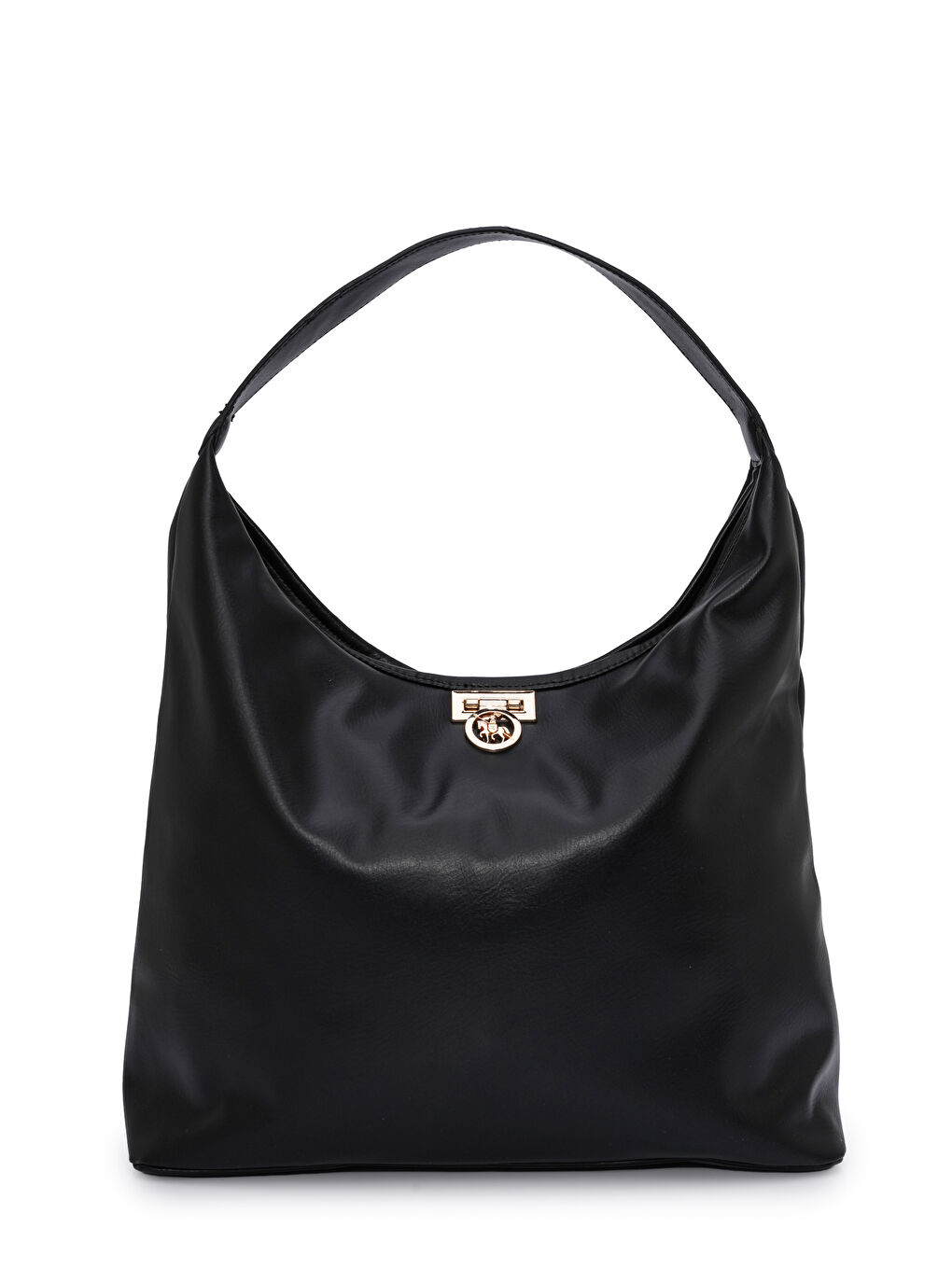 Siyah Geniş Hobo Kadın Omuz Çantası DJ416