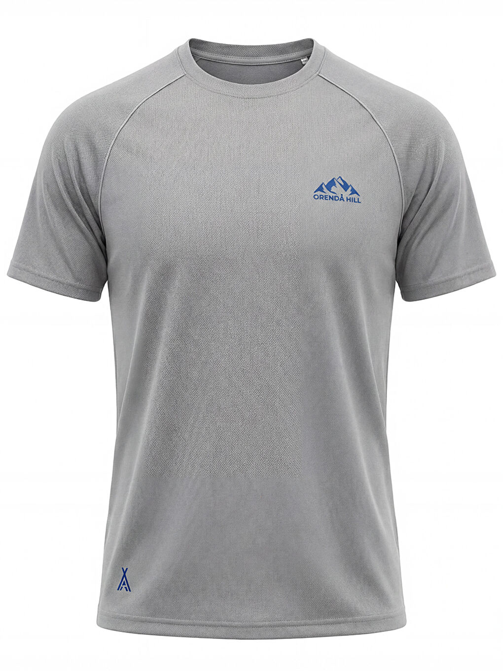 Gri ORENDAHILL Erkek Spor Tişört Hızlı Kuruyan Esnek Regular Fit Reglan Biyeli Activewear-1