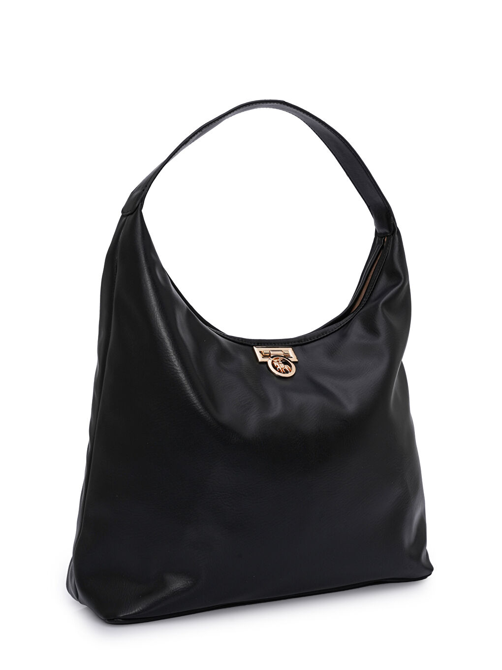 Siyah Geniş Hobo Kadın Omuz Çantası DJ416-1