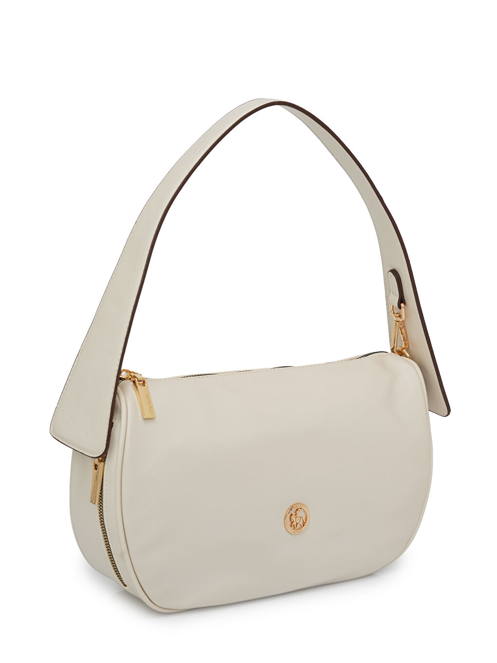 Bej Logolu Kadın Omuz Çantası DJ358-1-2