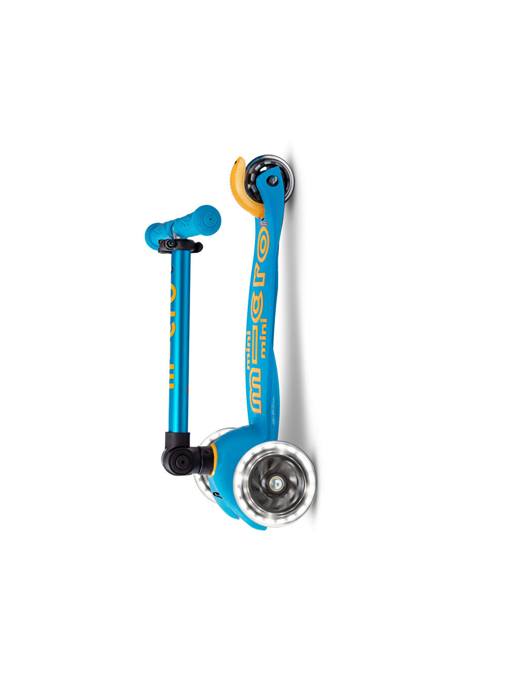 Micro Mavi Mini Scooter Deluxe Foldable LED Ocean Blue - 2