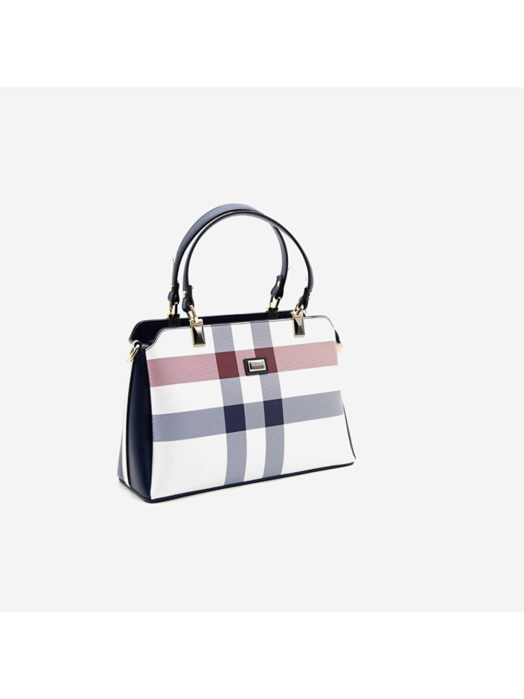 Karışık Kadın SP972-M3 SILVER POLO El ve Kol Çantası Beyaz-Lacivert-1