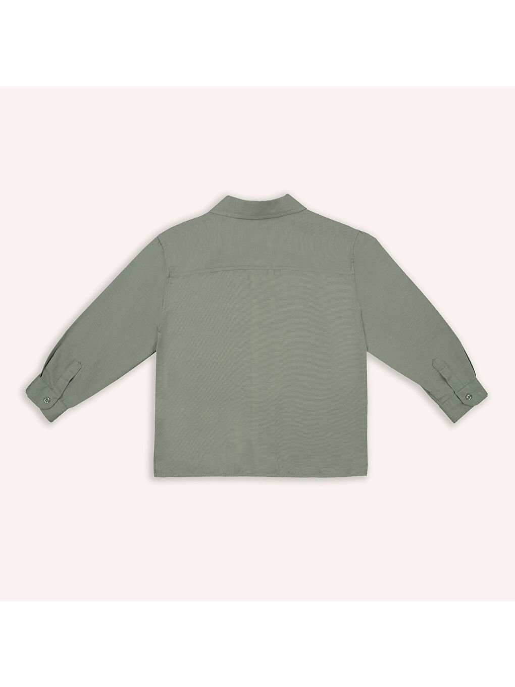 Yeşil Erkek Çocuk Oxford Gömlek-3