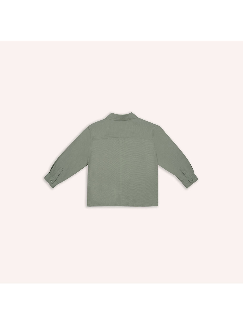 Yeşil Erkek Çocuk Oxford Gömlek-6