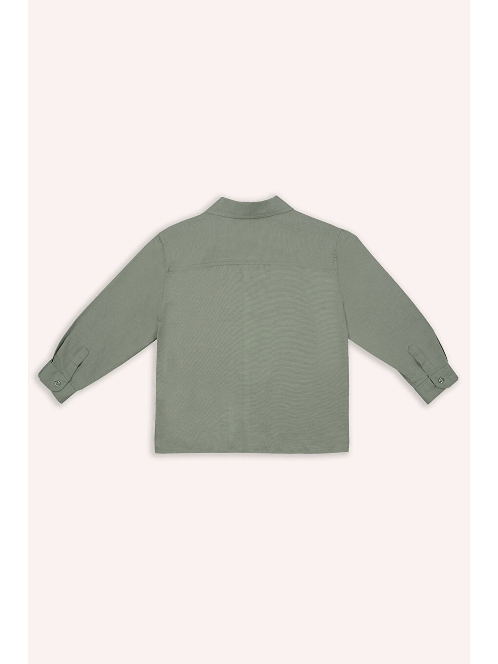 Yeşil Erkek Çocuk Oxford Gömlek-7