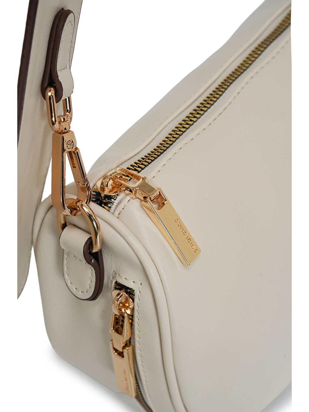 Bej Logolu Kadın Omuz Çantası DJ358-1-4